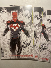 BATMAN SUPERMAN WORLDS FINEST #4 CVR E DAN MORA CARD STOCK VAR "SIGNED BY MARK WAID"